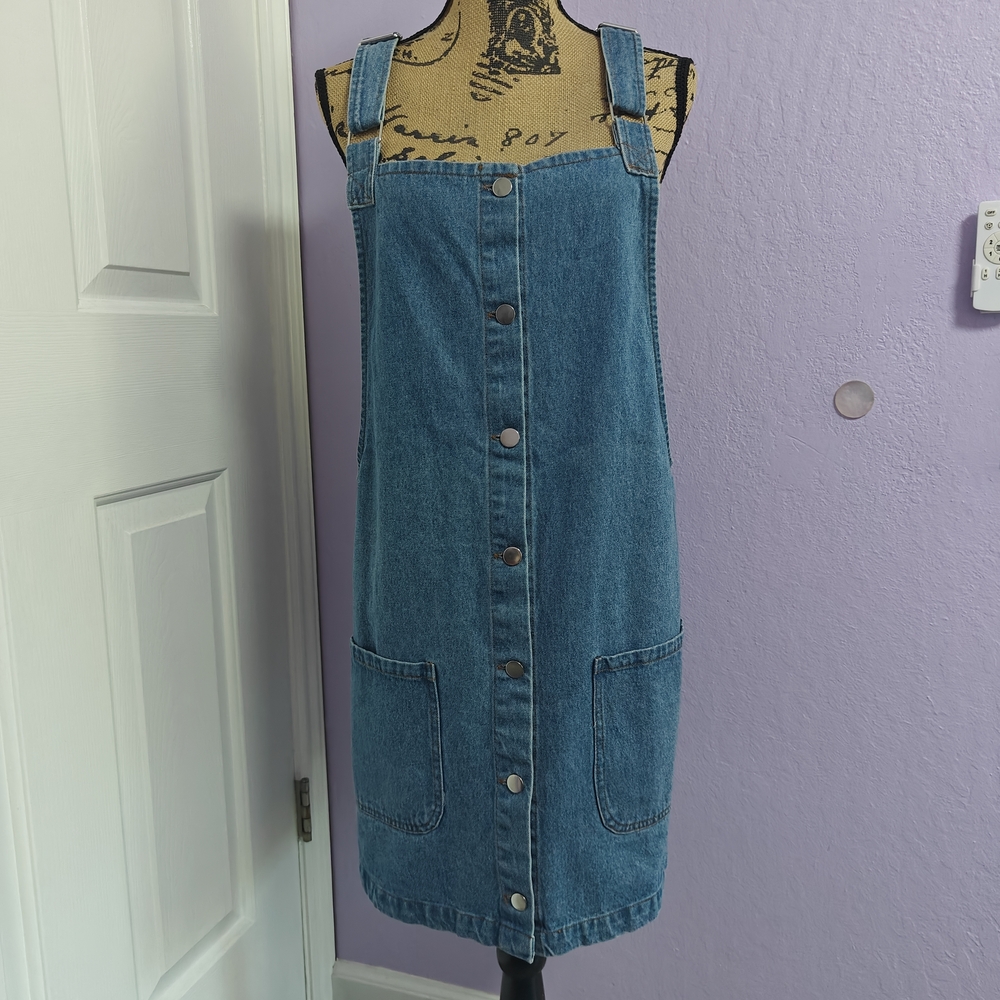Iris Blue Denim Mini Dress